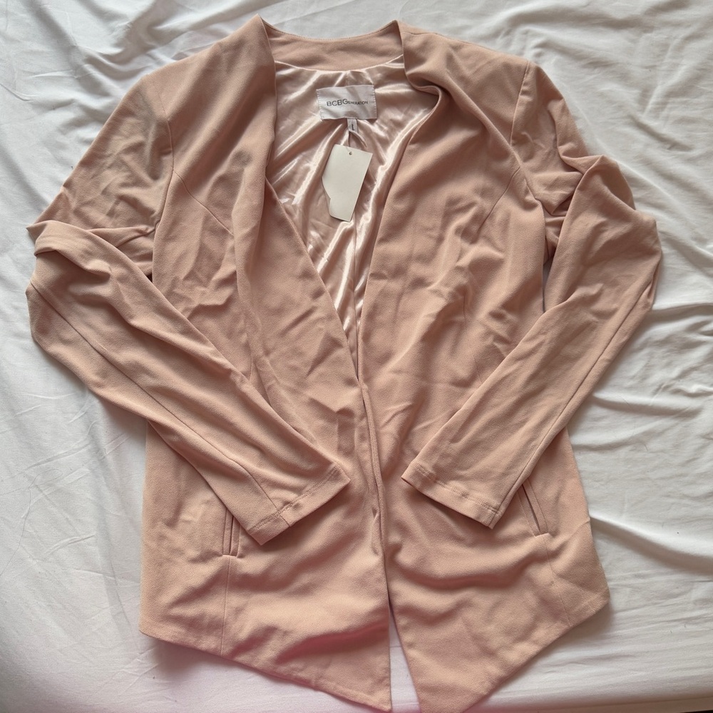 BNWT BCBG Generation peachy pink blazer size medium
